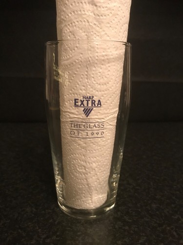 Harp extra pint glass new - harp,