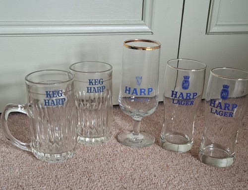 Vintage harp keg lager - harp, half