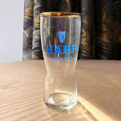 Harp lager pint beer - harp, glass