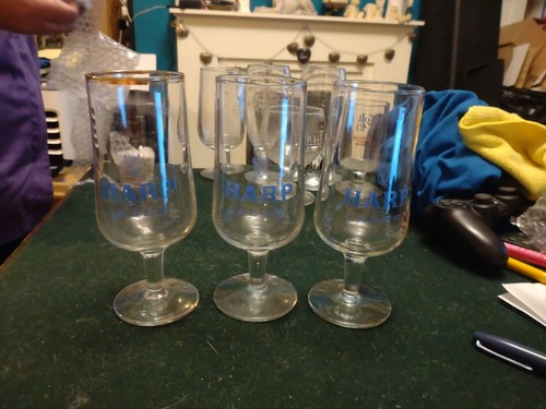 Vintage harp lager half pint - lager,
