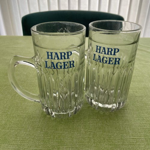 Harp lager tankards vintage - harp,
