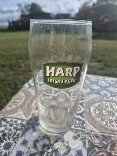 Vintage harp irish lager pint - irish,