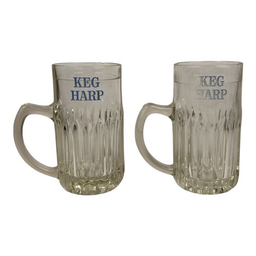 Keg harp half pint glasses - 2, x
