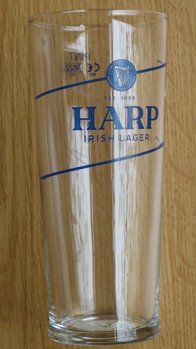 Harp lager beer imperial pint - lager,